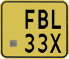 License plate of the Netherlands, Mopeds