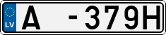 License plate of Latvia, Trailers