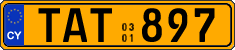License plate of Cyprus, Commercial vehicles