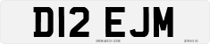 License plate of the United Kingdom, 1983 year system