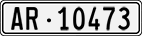 License plate of Switzerland, Cars