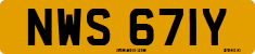 License plate of the United Kingdom, 1963 year system