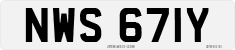 License plate of the United Kingdom, 1963 year system