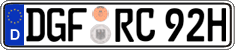 German license plate, Plates for oldtimers (type 