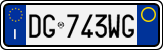 License plate of Italy, Cars (1994 year series)