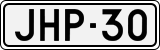 License plate of Finland, Cars
