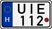 license plates of Hungary, Motorcycles (1990)