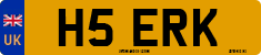 License plate of the United Kingdom, 1983 year system