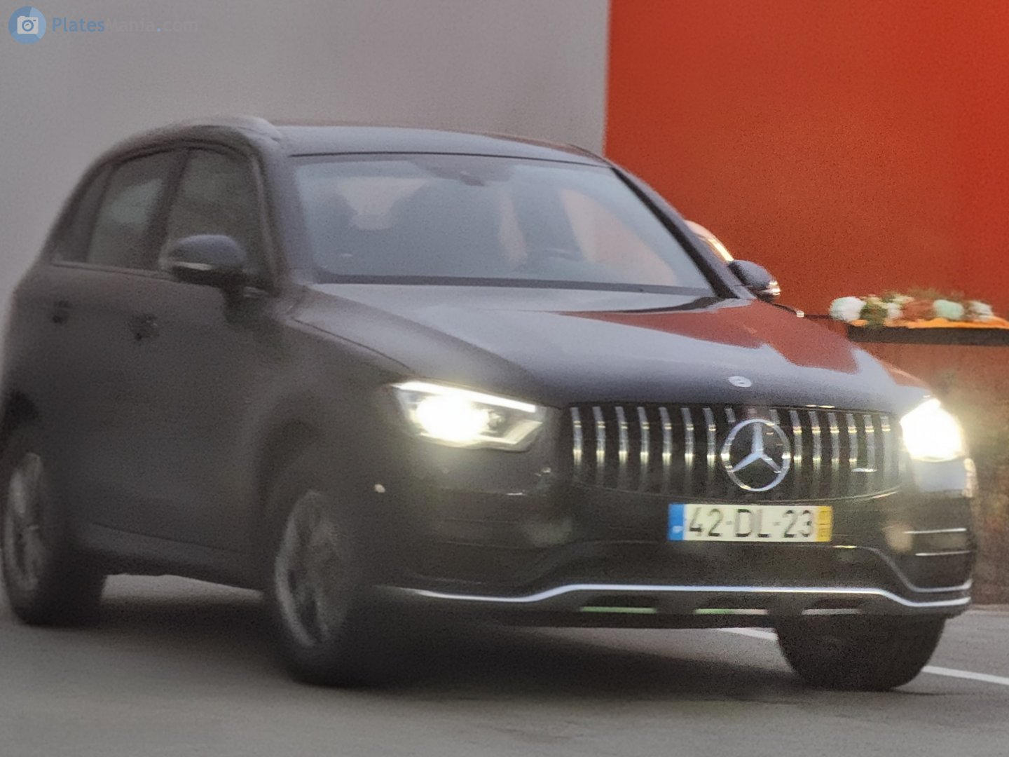 42-DL-23, License plate without vehicle 