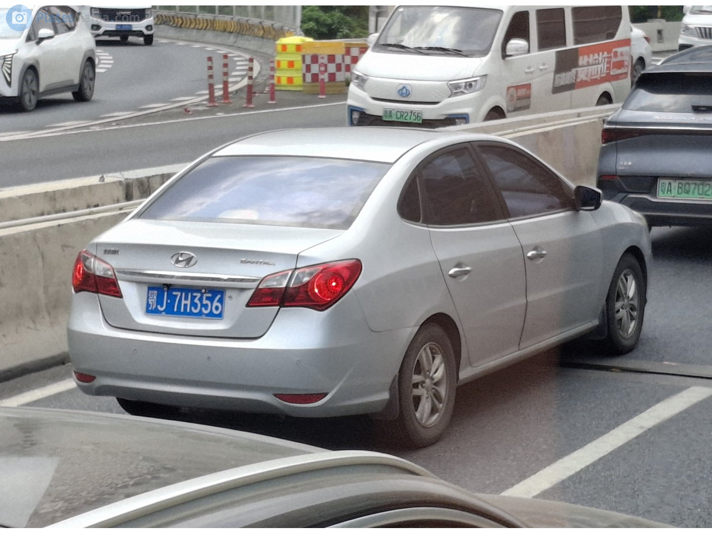 鄂J·7H356, Hyundai Elantra 4th gen Yuedong Sedan (HDC; CN-market), 2008–