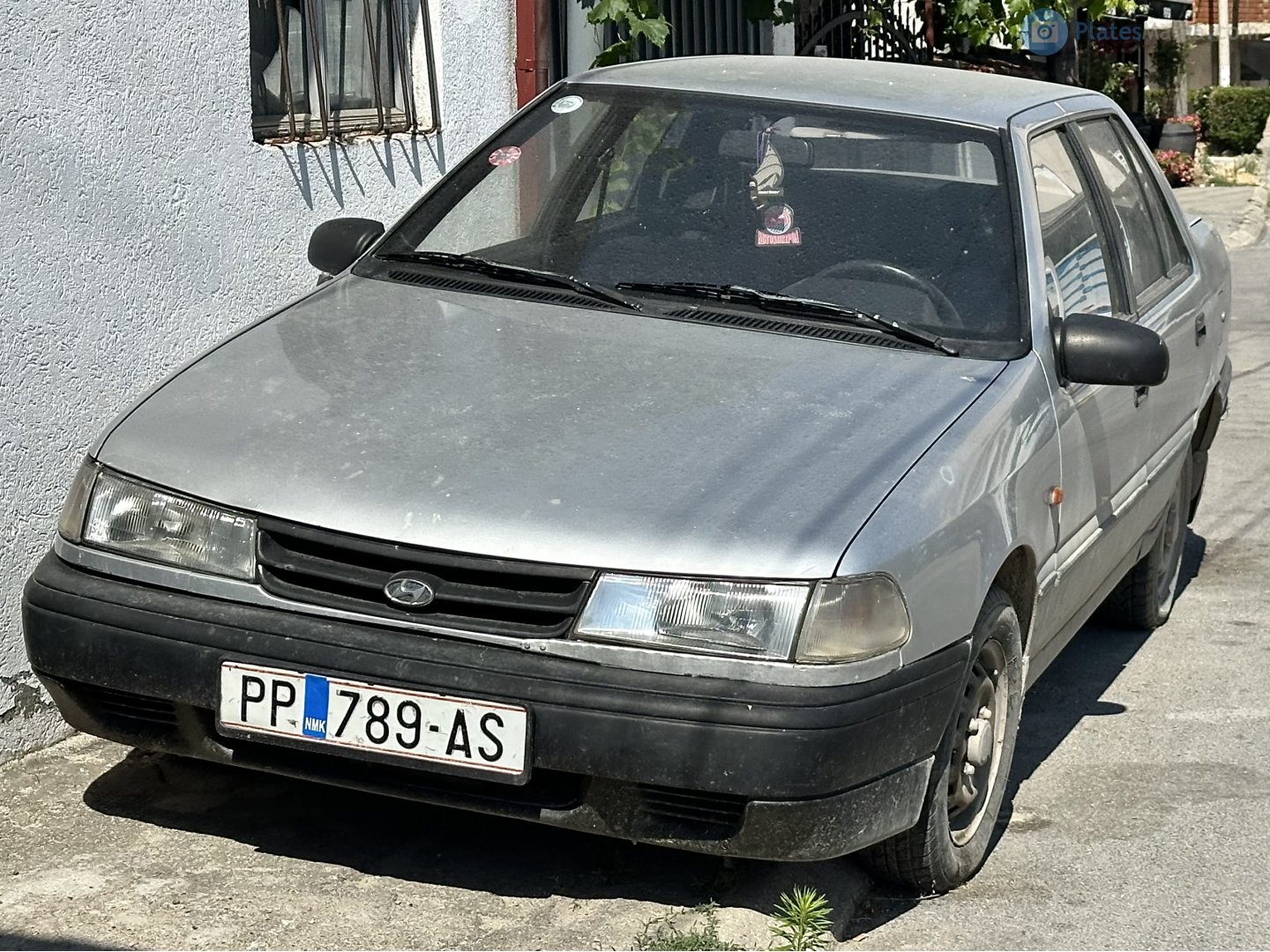 PP 789-AS, Hyundai Pony 4th gen Sedan (X2; EU-market), facelift, 1991–1994