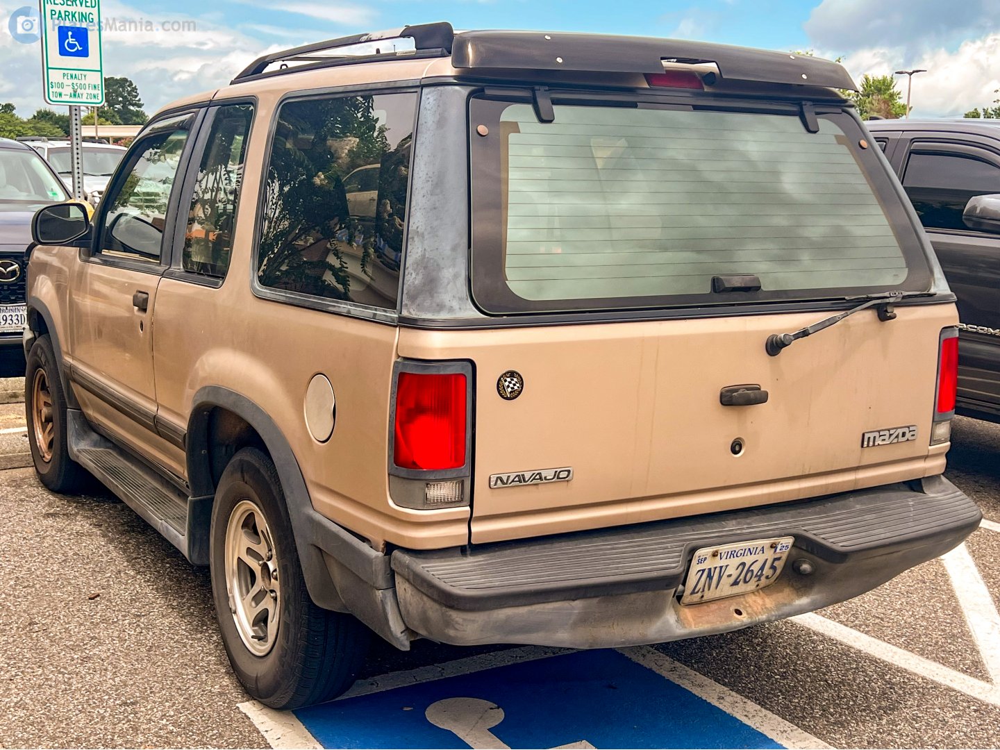 ZNV-2645, Mazda Navajo 1st gen (UN65; NA-market), 1991–1994