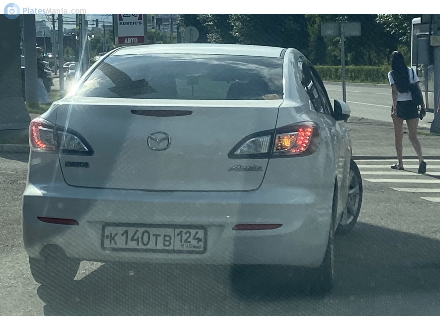 к 140 тв 124, Mazda Axela 2nd gen Sedan (BL), 2009–2013