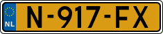 License plate of the Netherlands, Cars