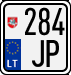 License plate of Lithuania, Motorcycles