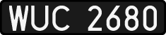 License plates of Poland, 1976 year system