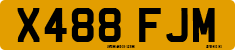 License plate of the United Kingdom, 1983 year system