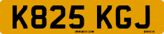 License plate of the United Kingdom, 1983 year system