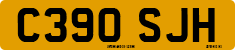 License plate of the United Kingdom, 1983 year system