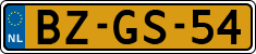 License plate of the Netherlands, Heavy Commercial Vehicles (1994 system)
