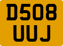 License plate of the United Kingdom, 1983 year system