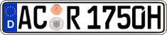 German license plate, Plates for oldtimers (type 