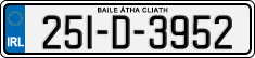 License plate of Ireland, Regular plates