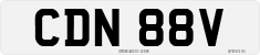 License plate of the United Kingdom, 1963 year system