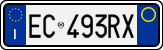 License plate of Italy, Cars (1994 year series)