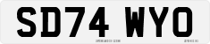 License plate of the United Kingdom, 2001 year system