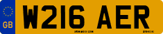 License plate of the United Kingdom, 1983 year system