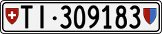 License plate of Switzerland, Cars