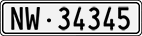 License plate of Switzerland, Cars