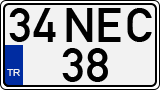 License plate of Turkey, Regular plates