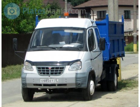 о685ет72, GAZ 3310 Валдай