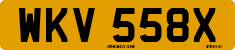 License plate of the United Kingdom, 1963 year system