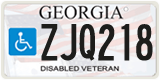 Georgia, Vehicles for disabled persons