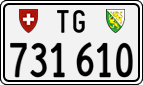 License plate of Switzerland, Cars
