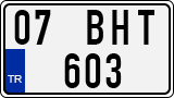 License plate of Turkey, Regular plates
