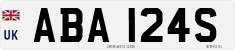 License plate of the United Kingdom, 1963 year system