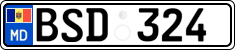 License plate of Moldova, Cars (2015)