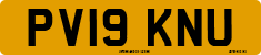 License plate of the United Kingdom, 2001 year system