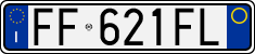 License plate of Italy, Cars (1994 year series)