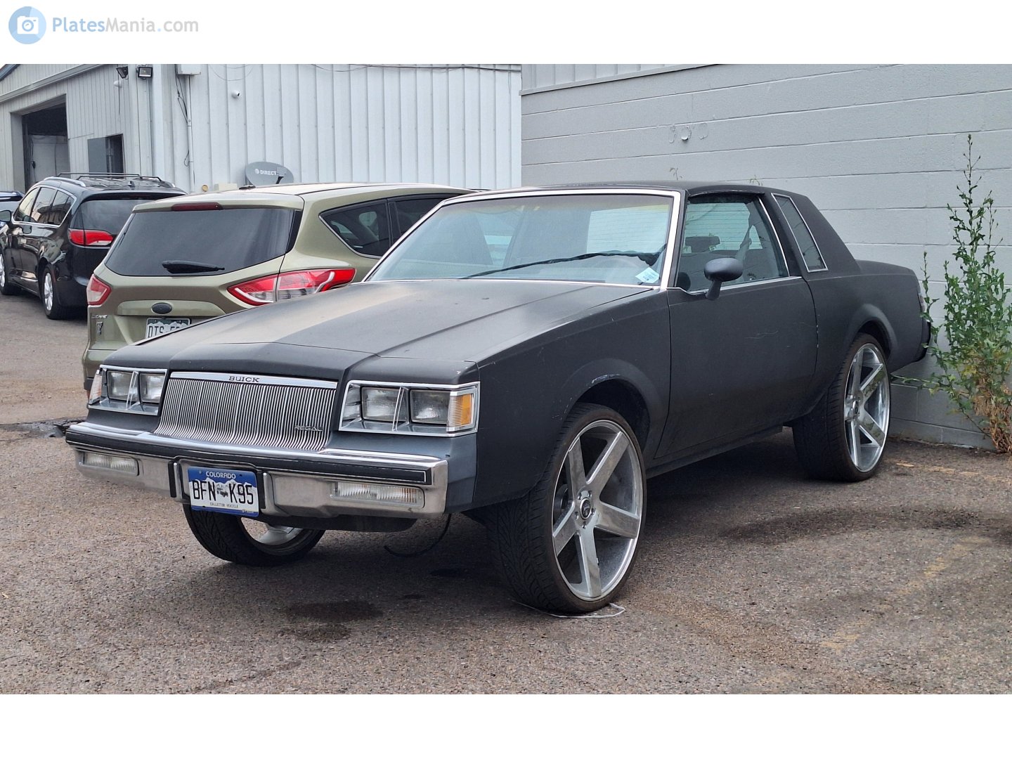 BFN-K95, Buick Regal 2nd gen Coupé (27; G-body), 4th facelift, 1983–1987