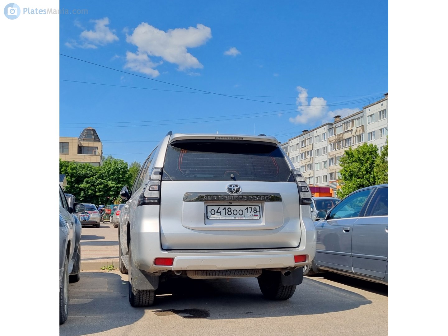 о 418 оо 178, Toyota Land Cruiser Prado 4th gen 5-door SUV (J150), 2nd facelift, 2017–2023