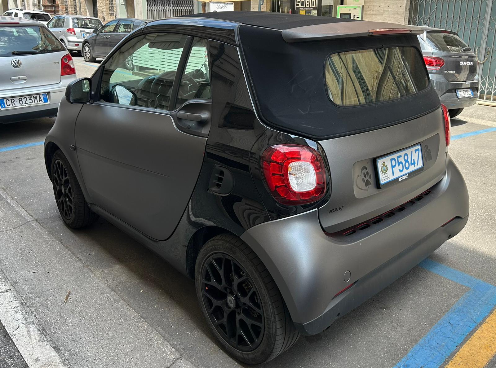 P5847, Smart ForTwo 3rd gen Cabrio (C453), 2016–2019
