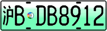 License plate of China, Electric vehicles