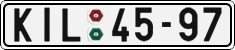 License plate of the Czech Republic, Cars (1960)