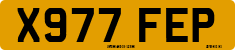 License plate of the United Kingdom, 1983 year system