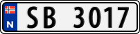 License plate of Norway, Trailers, motorcycles, special vehicles